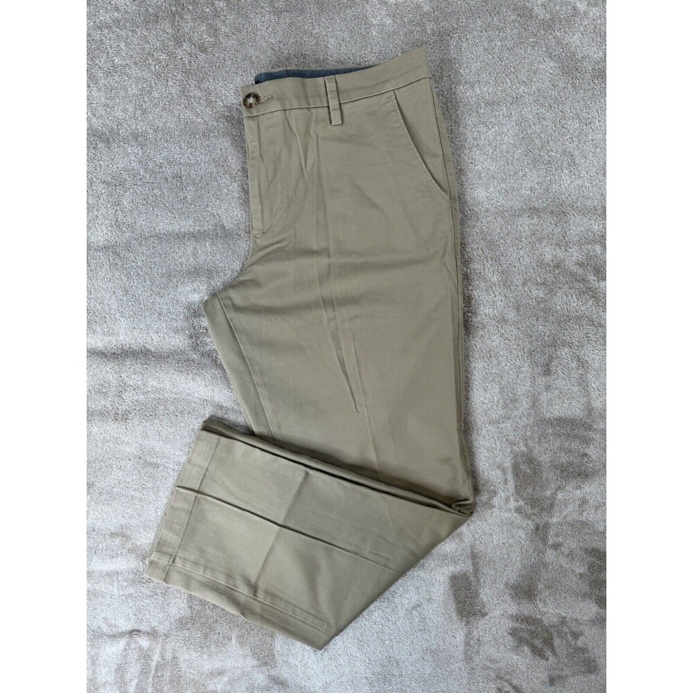 Dockers Mens Tan Beige Straight Fit Pant Size 38x30